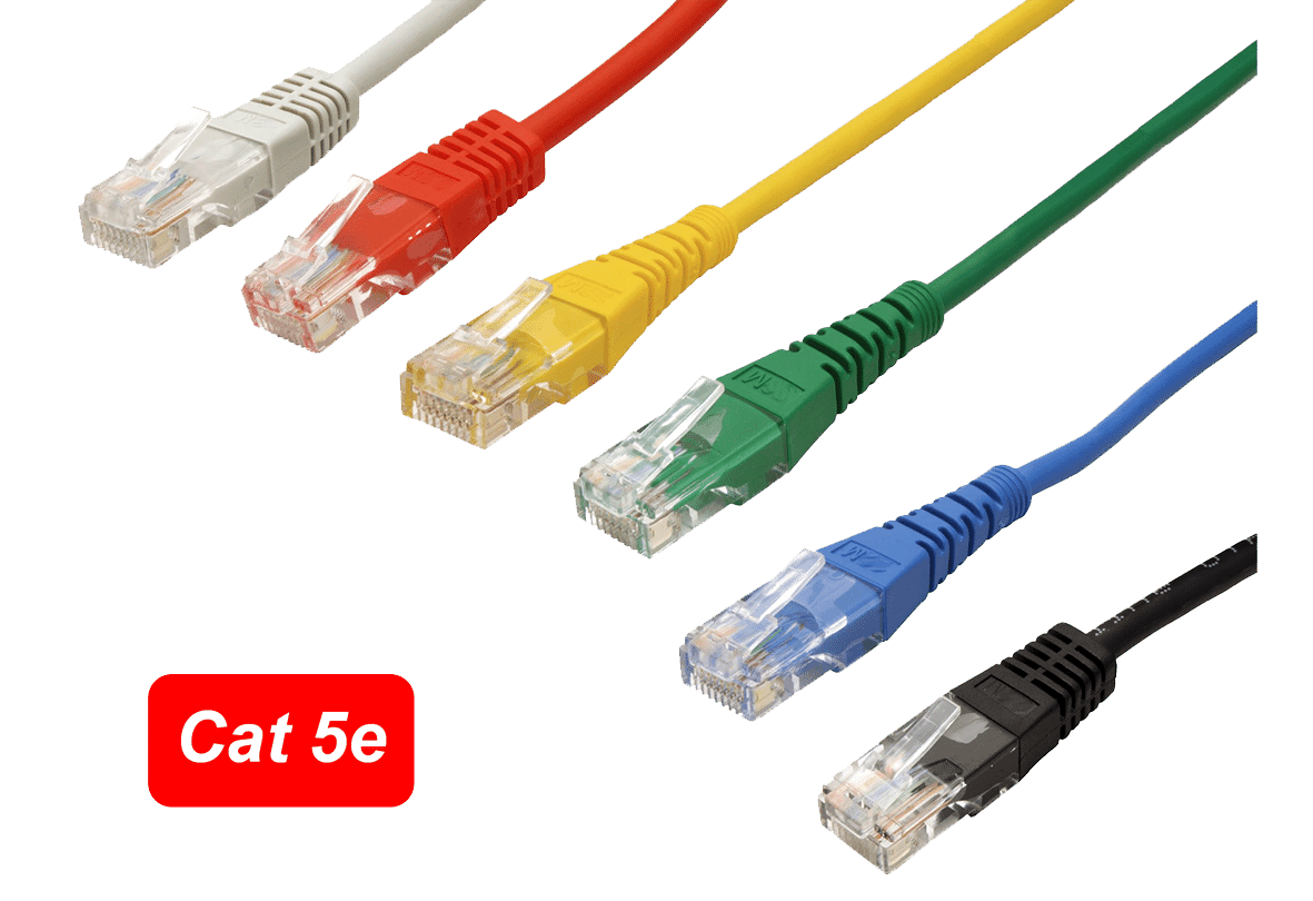 Category 5e UTP PVC Patch Cables