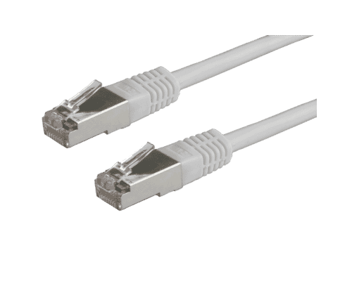 Cat 5e FTP Shielded Solid Copper Patch Cable EIA/TIA 568 15m Grey