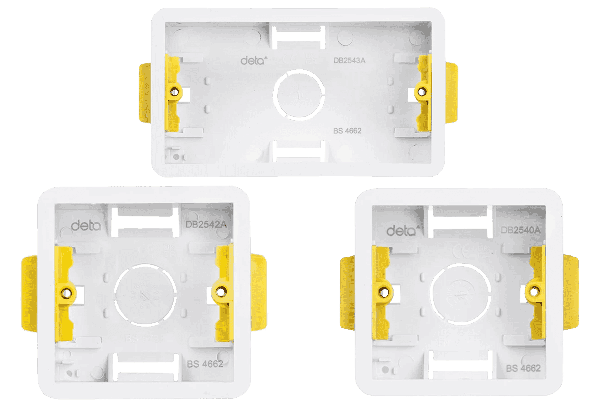 Flush Mount Dry Lining Back Boxes for 420mm Plaster Board Walls