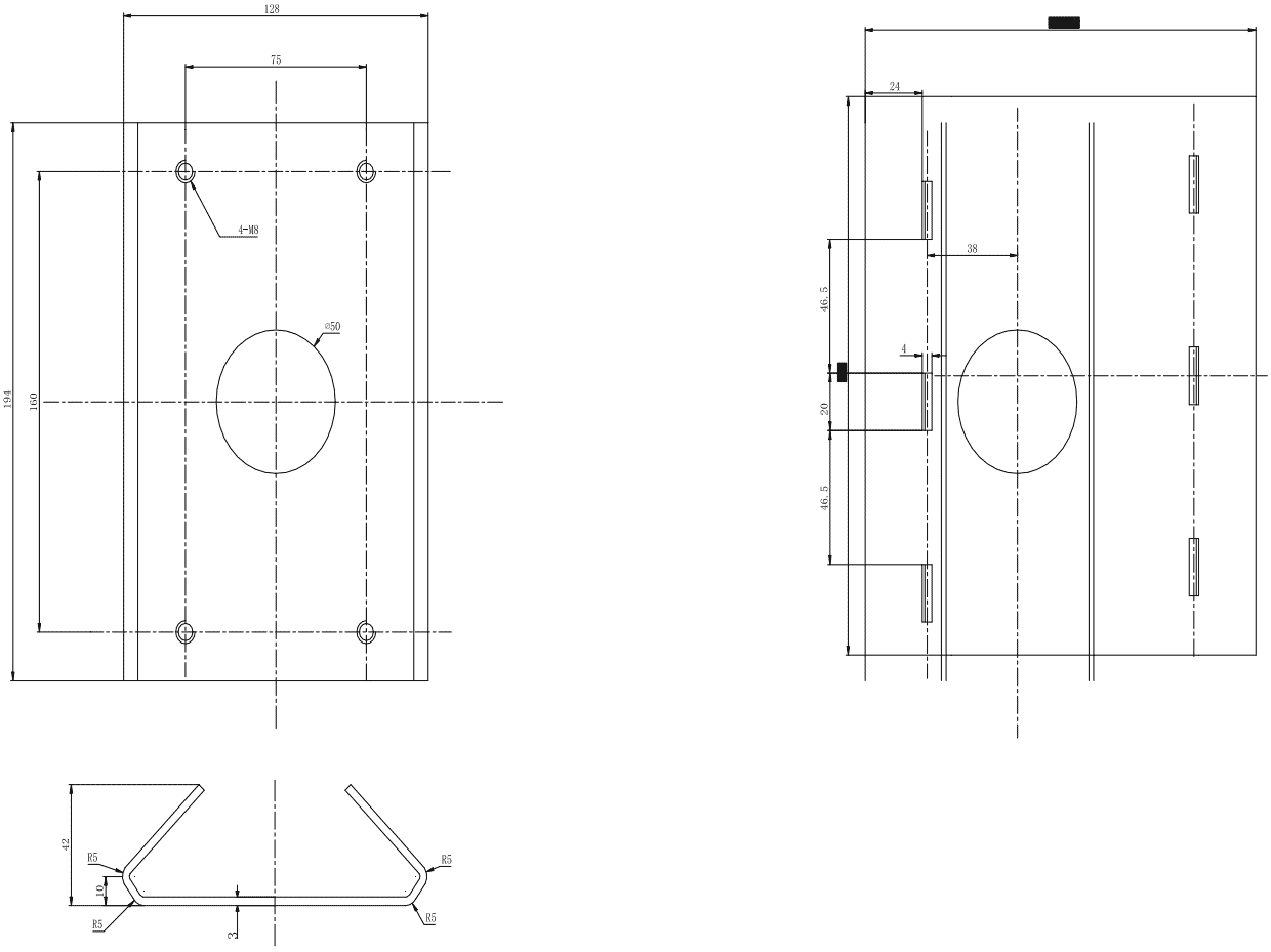 Hikvision DS-1602ZJ/POLE PTZ Pole Mount Bracket
