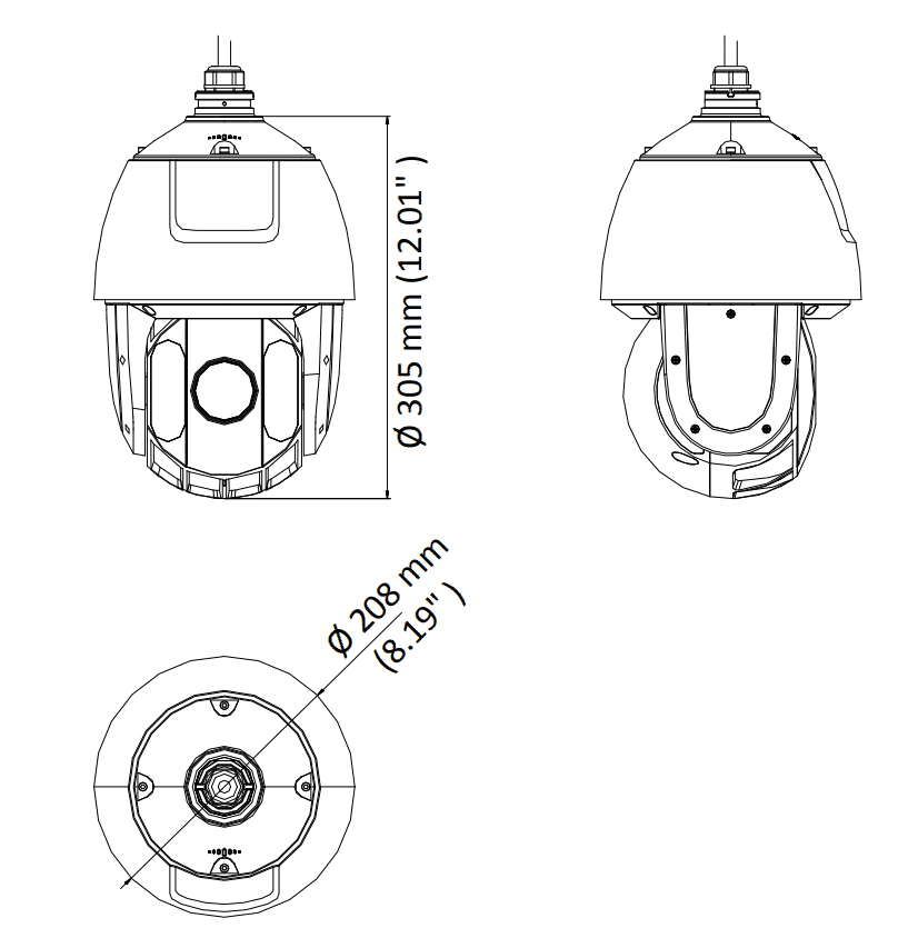 Hikvision DS-2AE5232TI-A(E) 2MP TVI PTZ Camera with 32x Zoom
