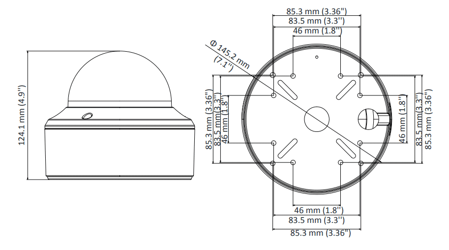 Hikvision DS-2CC52D9T-AVPIT3ZE 2MP TVI PoC Dome 2.8-12mm MFZ