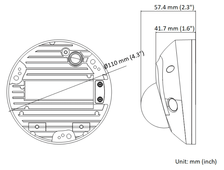 Hikvision DS-2CD2546G2-IS 4MP IP Acusense Mini Dome 2.8mm