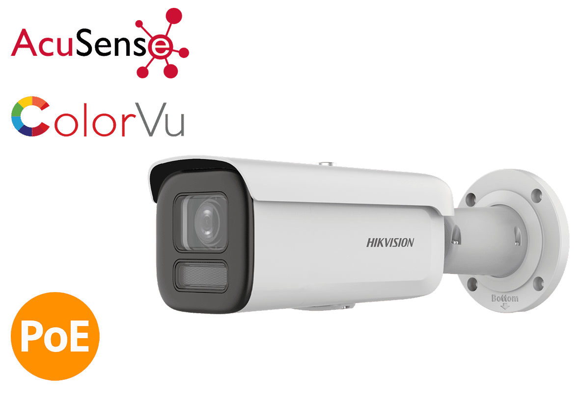 Hikvision DS-2CD2647G2-LZS 4MP IP ColorVu Bullet 3.6-9mm MFZ | Connectec.uk