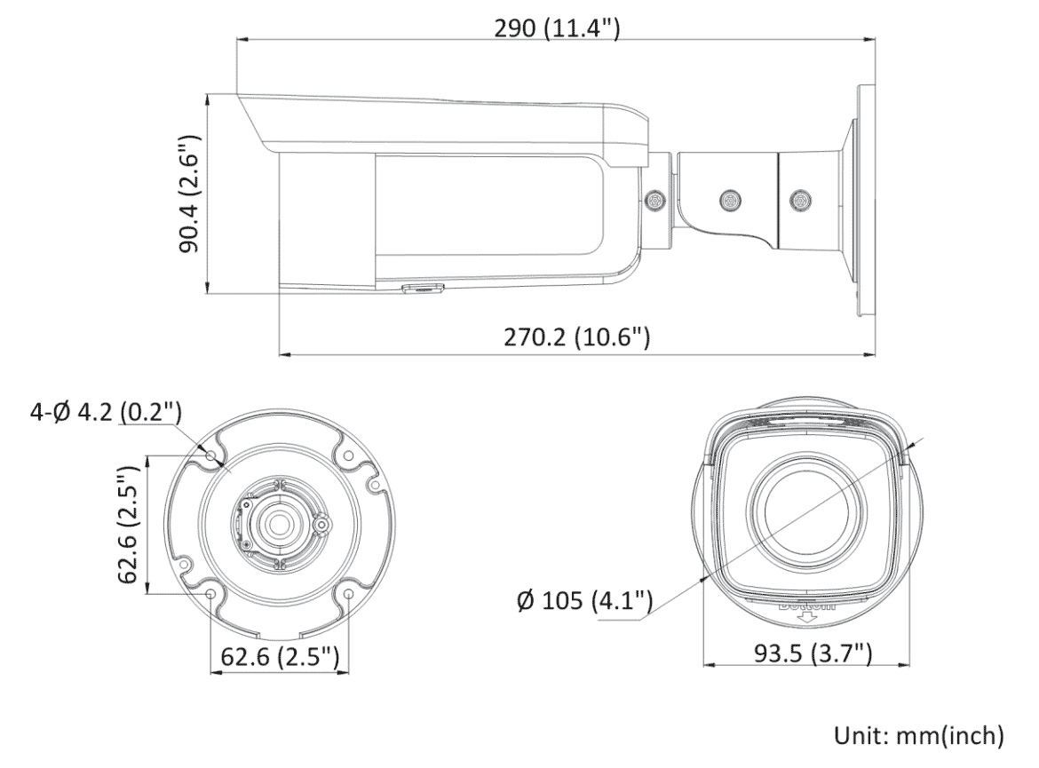 Hikvision DS-2CD2T86G2-ISU/SL 8MP 4K Acusense Bullet with Siren