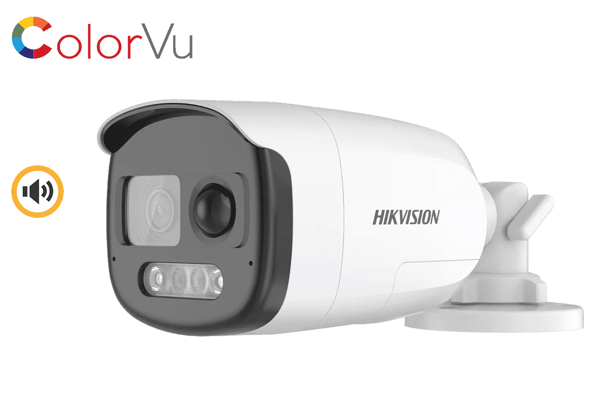 Hikvision pir white light best sale camera alarm