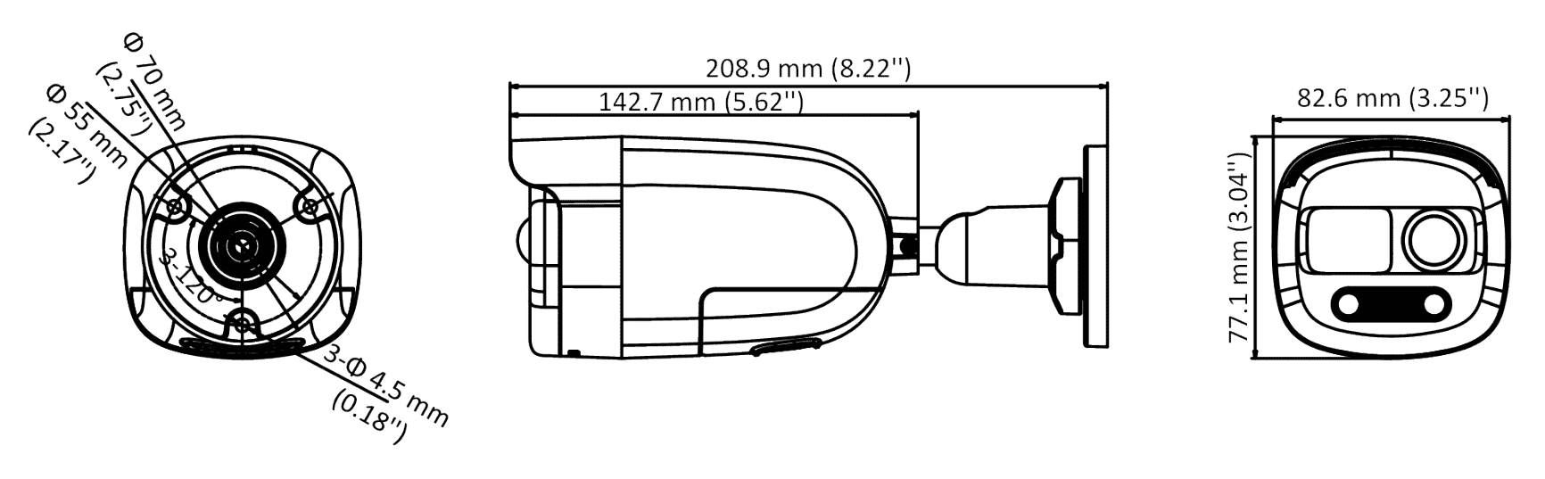 Hikvision DS-2CE12DFT-PIRXOF 2MP Colorvu PIR Bullet 3.6mm