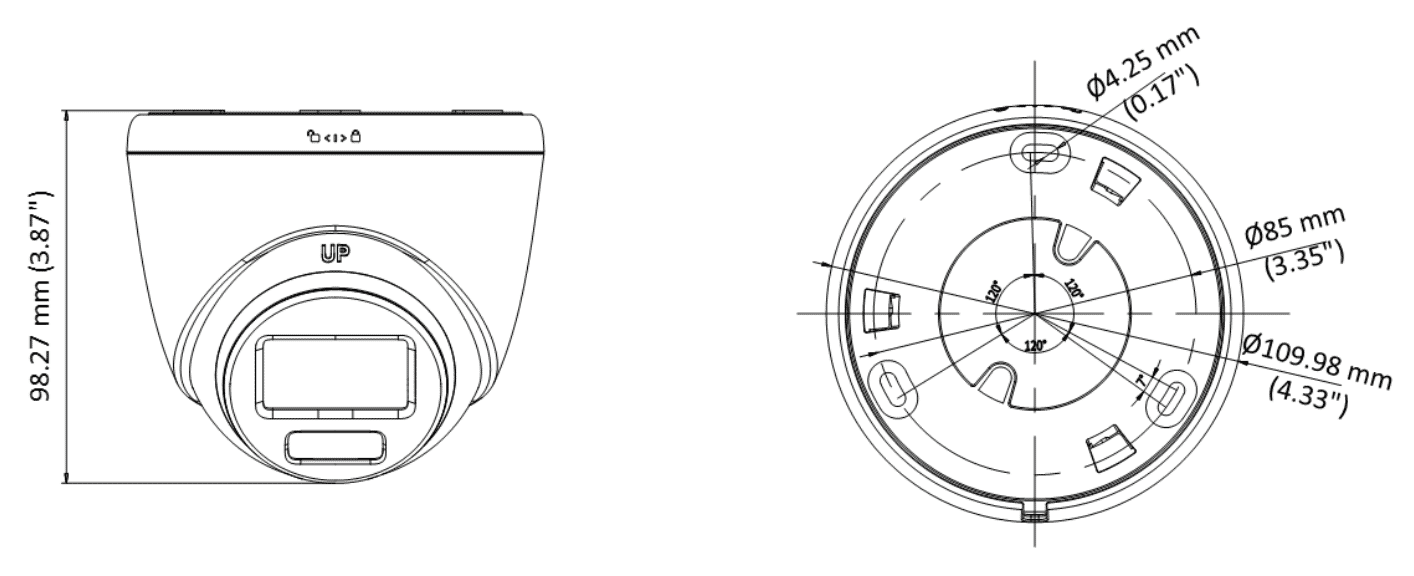 Hikvision DS-2CE72KF3T-E 5MP 3K TVI Colorvu PoC Turret