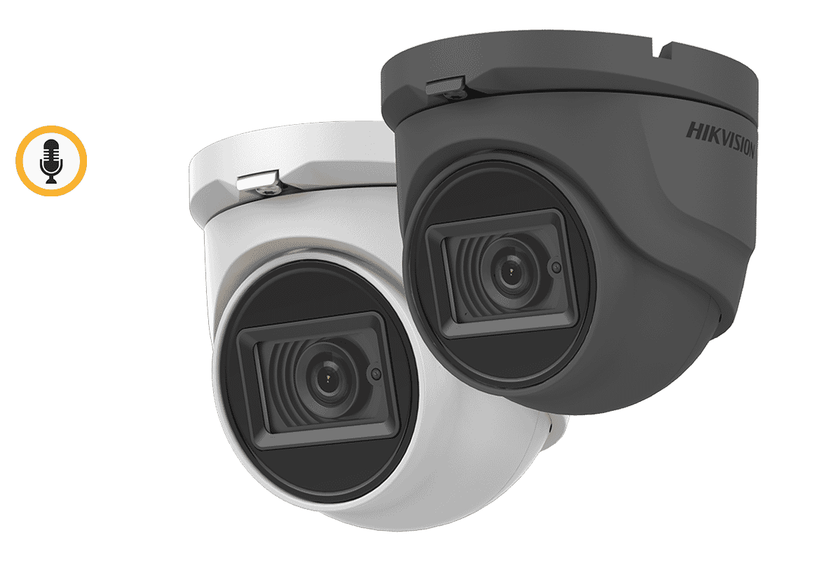 Hikvision DS-2CE76H0T-ITMFS 5MP TVI Mini Turret with Mic
