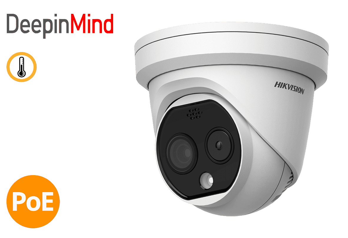Hikvision DS-2TD1217-3/QA Thermal & Optical Bi-Spectrum Turret Camera 4mm
