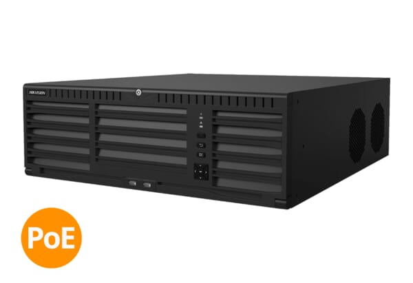Hikvision DS-96064NI-I16 64 Channel 12MP NVR with 16 x RAID HDD Bays