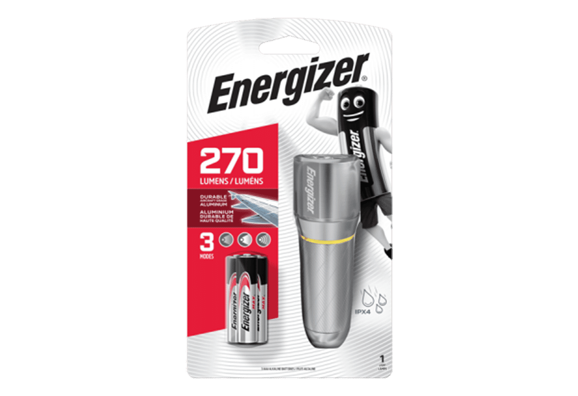 Energizer Tough Metal 250 Lumen LED Torch