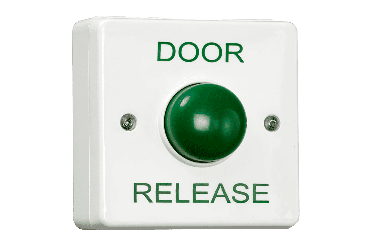 RGL EBGB01P/DR Door-Release Green Mushroom Button IP54