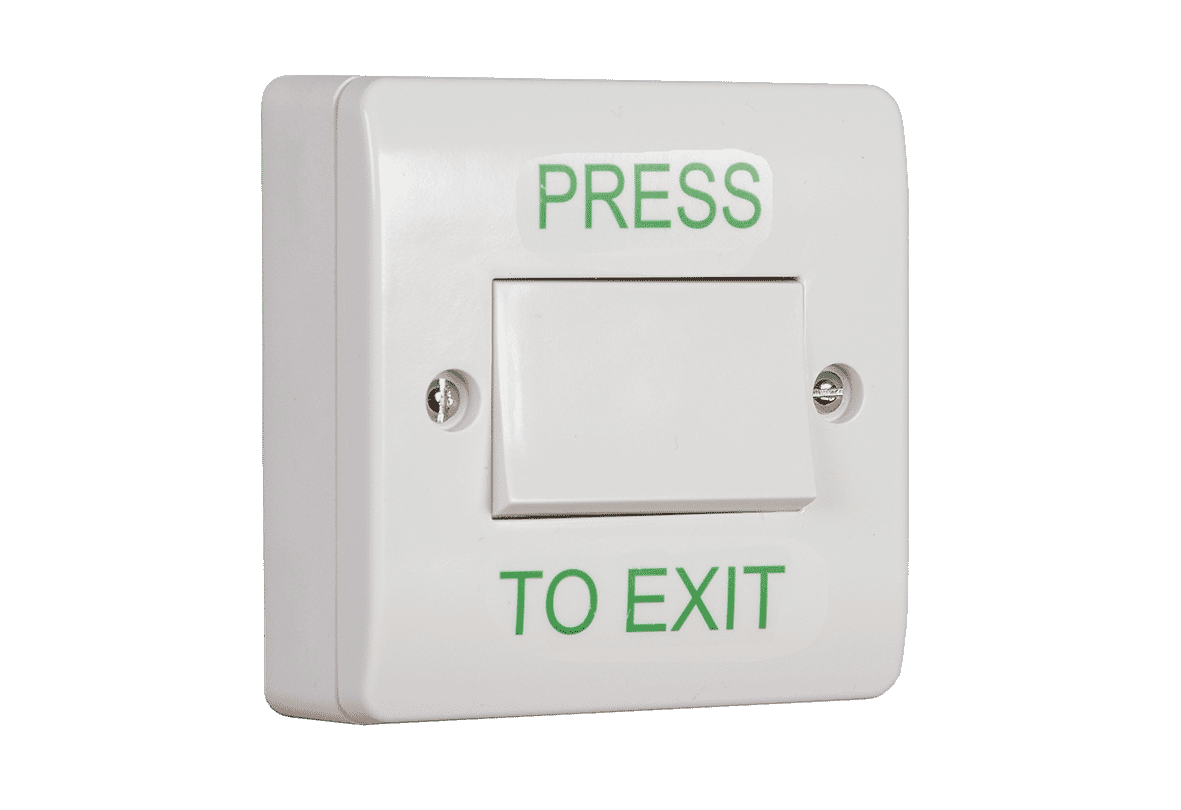 RGL EBWLS/PTE Large Antibacterial Light Switch Style Press-to-exit Button