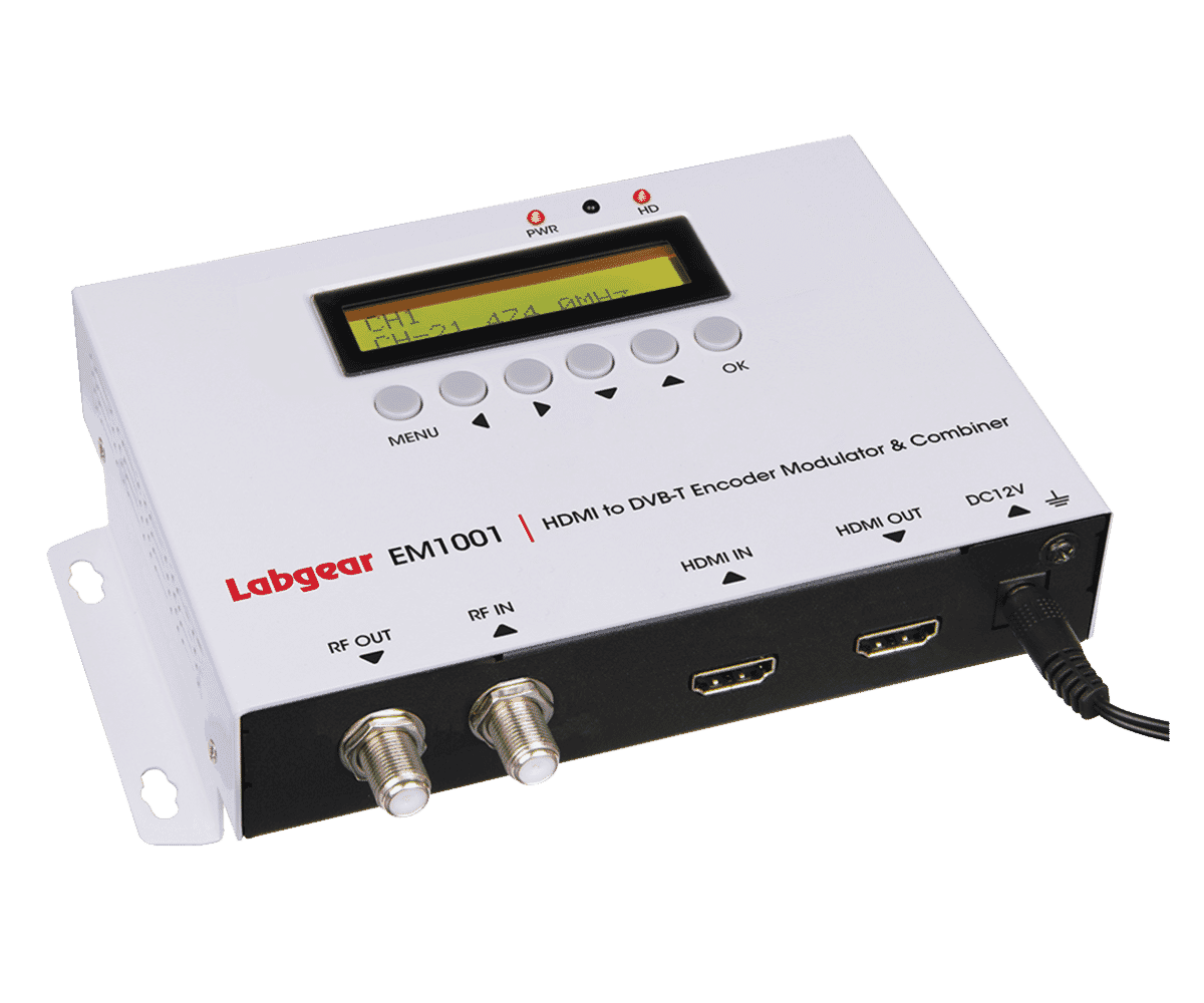 Dvb Decoder Rf Labgear HDMI-to-DVB-T RF 1-Way Encoder Modulator 1080P HD | Connectec.uk