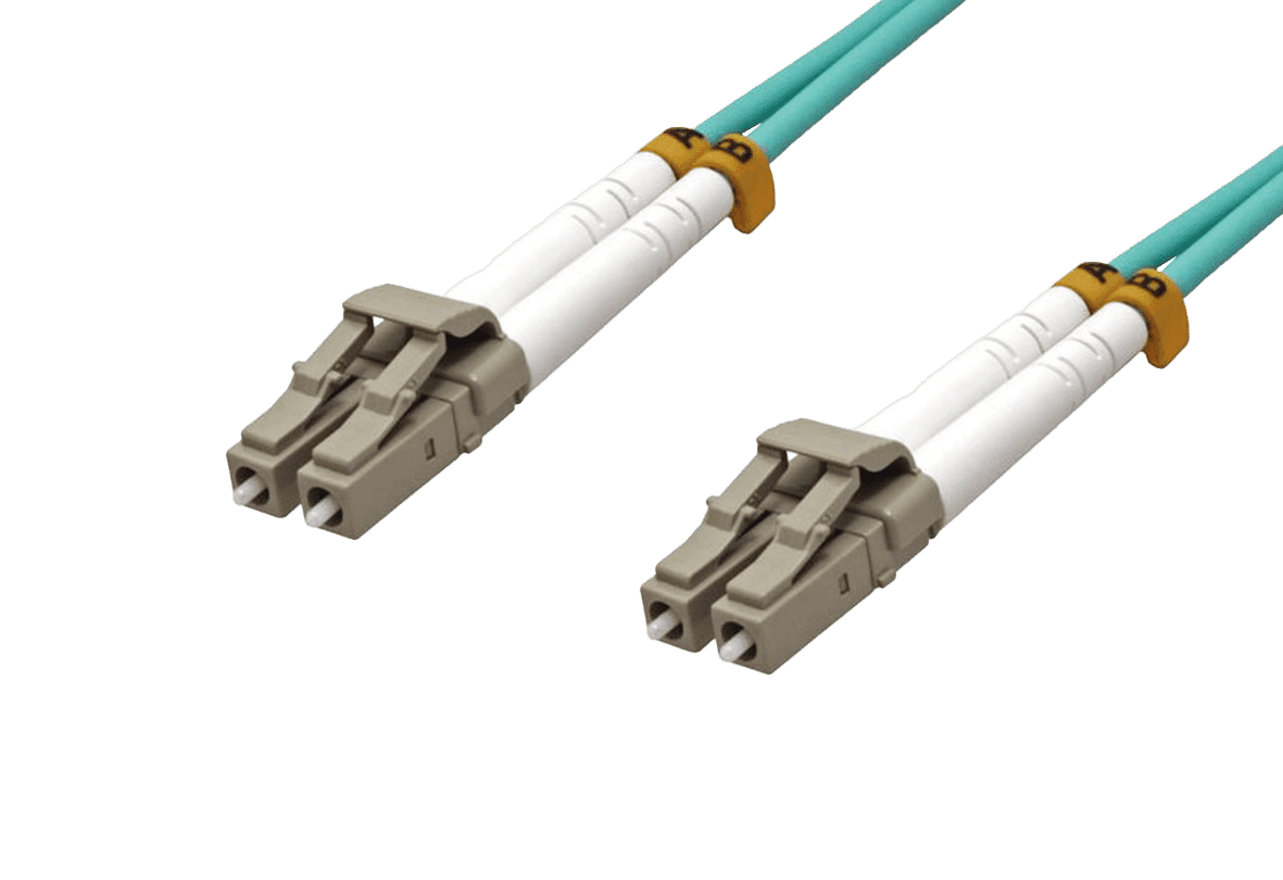 LC-LC LSOH Fibre patch cable multimode 50/125 µm OM3