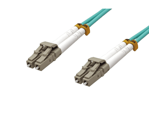 LC-LC LSOH Fibre patch cable multimode 50/125 µm OM3