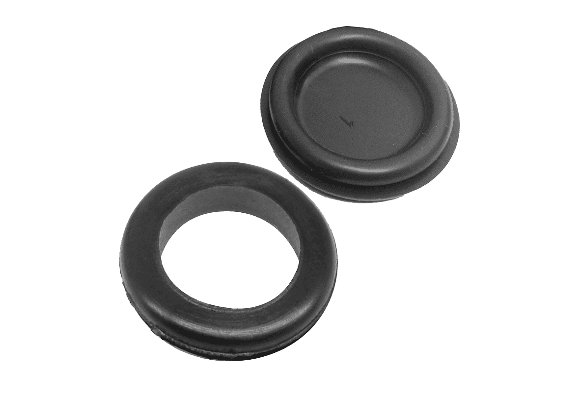 Rubber open and closed/blind grommets
