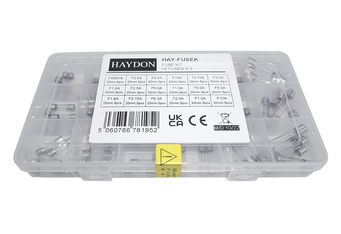 Haydon HAY-FUSEK Fuse Kit 90 Piece Set 18 Sizes x 5