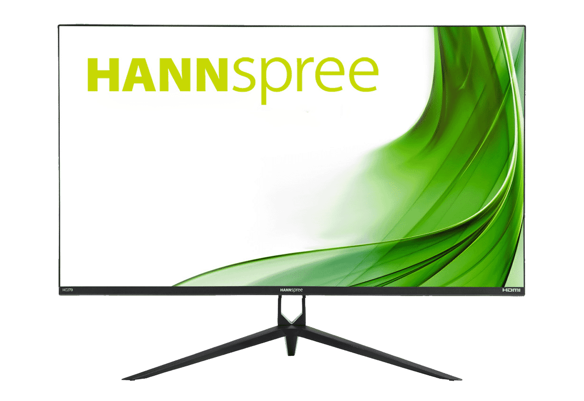Hannspree HC270HPB 27-Inch 1920x1080 HD TFT Monitor HDMI VGA Speakers VESA