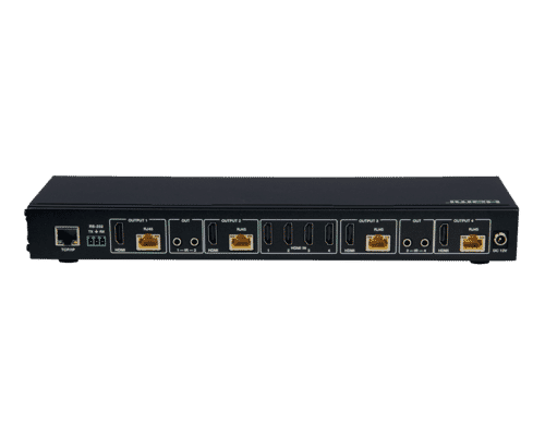 Labgear 4-Way HDMI v2.0 18Gbps Matrix 4K 60Hz over Cat6/7 HDR10 Dolby Vision DTS