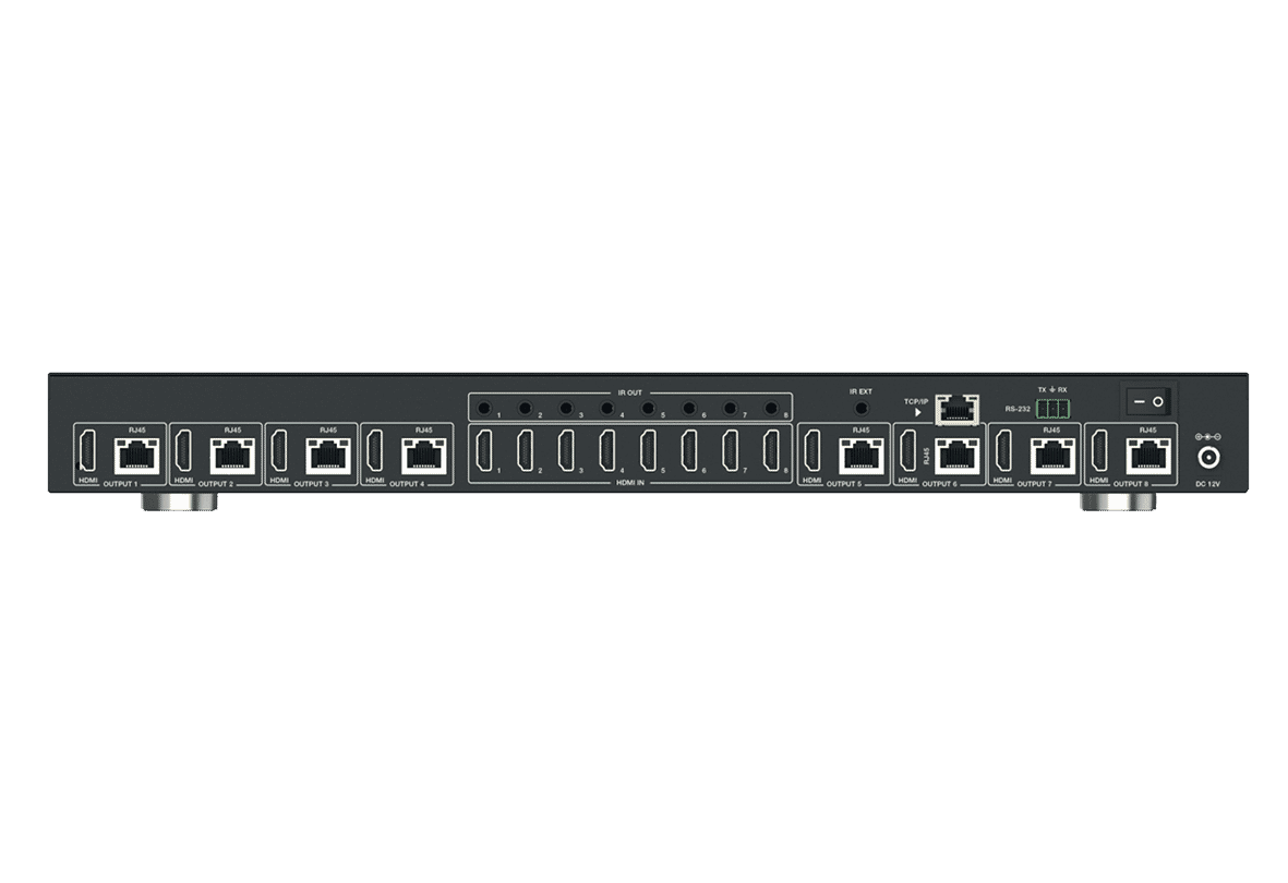 Labgear HD2-M88K 18Gbps 8x8 Way HDMI 2.0b Matrix 4k 60Hz 70m HDCP LPCM 7.1ch DTS