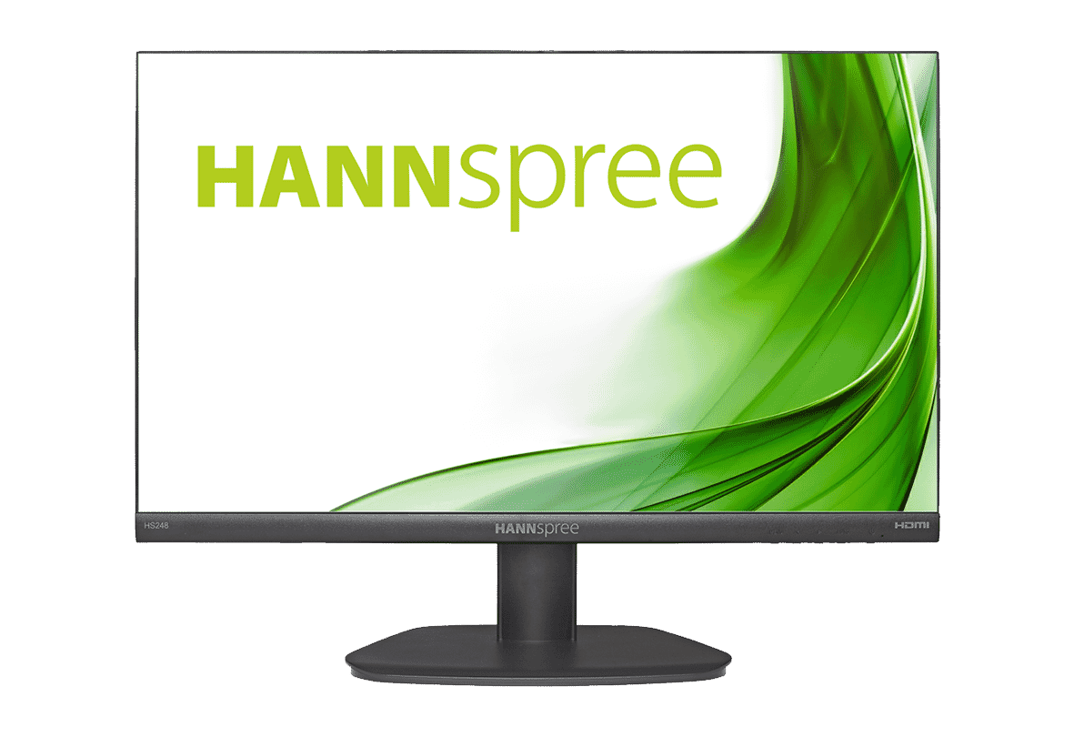 Hannspree HS248PPB 23.8-Inch 1920x1080 HD TFT Monitor HDMI VGA Speakers VESA