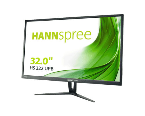 Hannspree HS322UPB 31.5-Inch 2560x1440 WQHD TFT Monitor HDMI VGA Speakers VESA