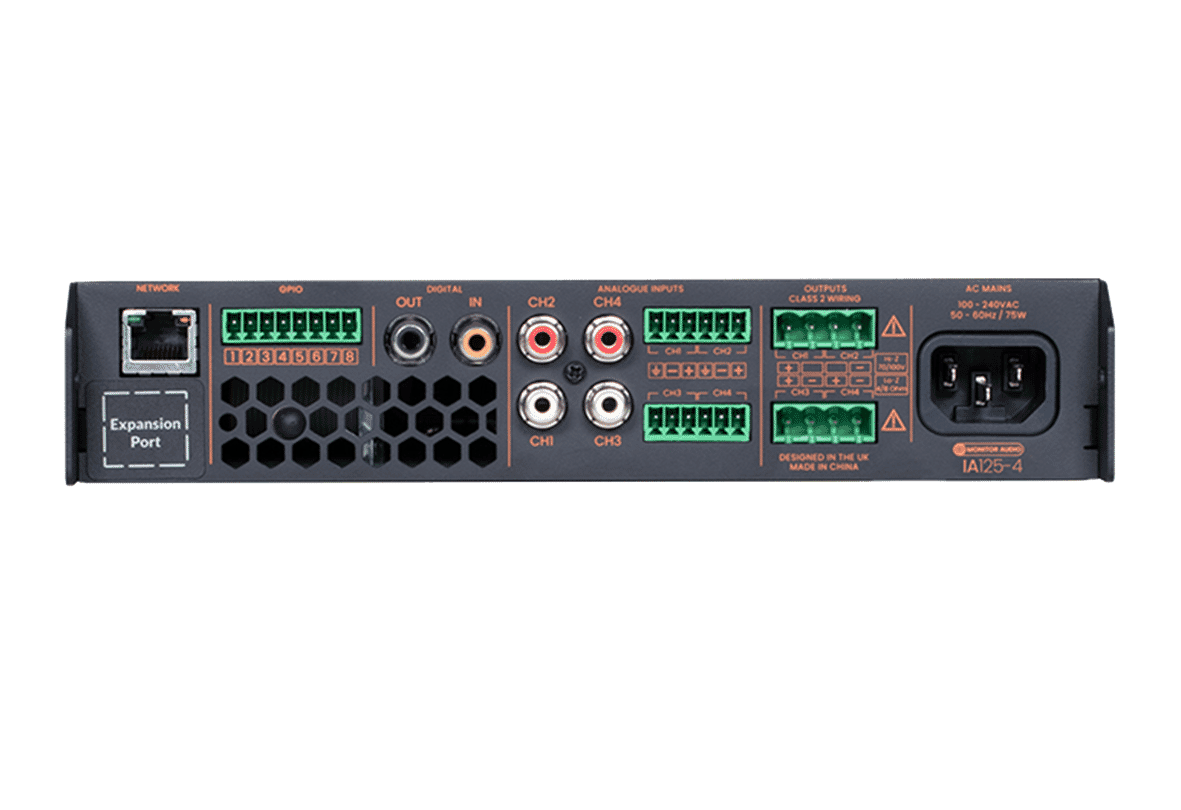 Monitor Audio IA125 4-Channel 125W or 2-Channel 250W Compact Amplifier