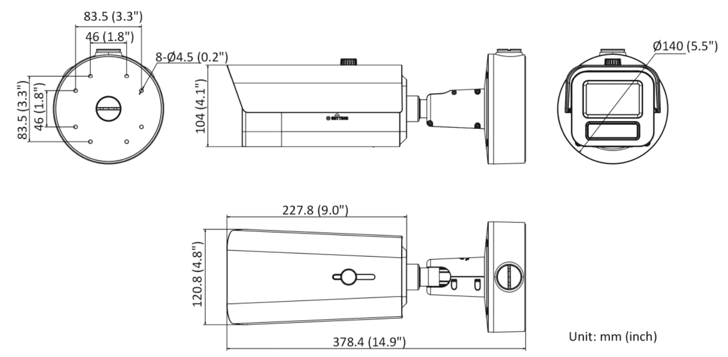 Hikvision iDS-2CD7A45G0-IZHSY 4MP IP Long-range Bullet 4.7-118mm