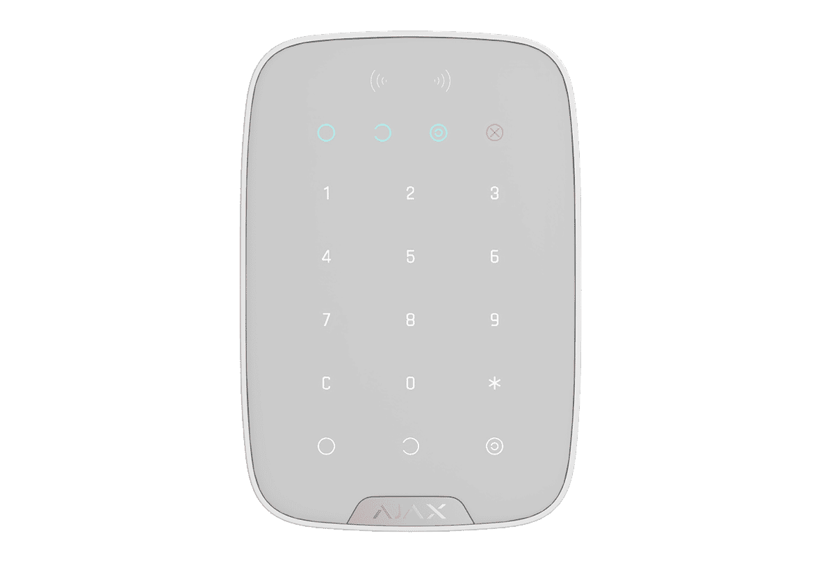 Ajax KeyPad Plus White | Connectec.uk