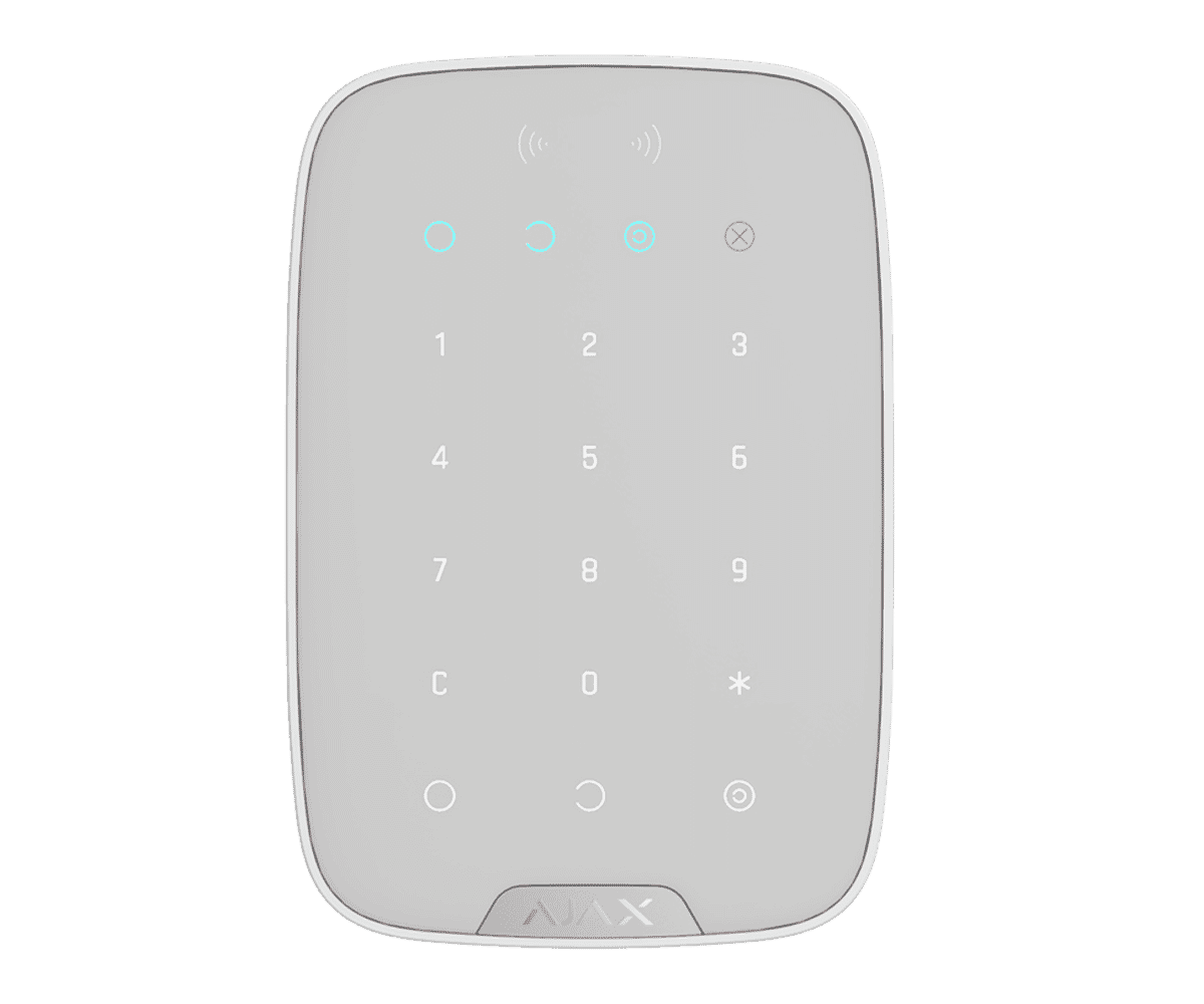 Ajax KeyPad Plus White | Connectec.uk