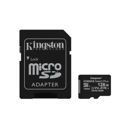 128GB Kingston MicroSD SDHC Class 10/UHS-I Memory Card