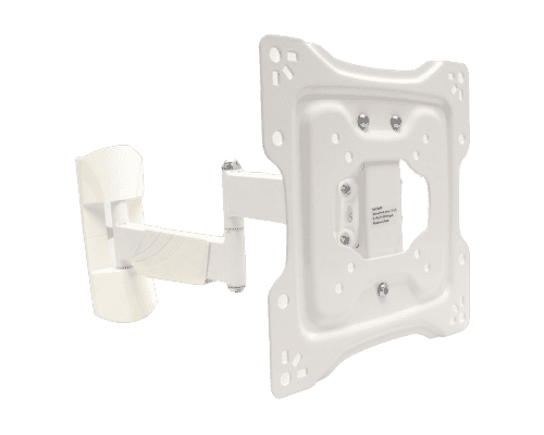 Full Motion Extendable TV wall bracket for Screens up to 25kg (White)