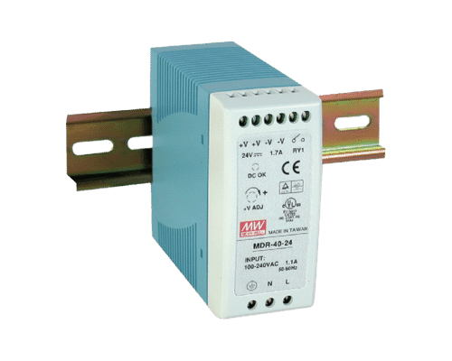 Mean Well 24v 2.5A 60W Din-Rail Power Supply