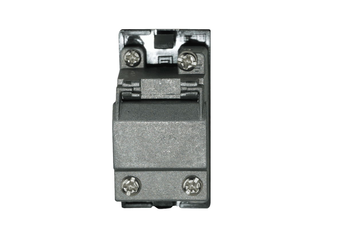 Antiference Wallplate Insert Single IEC TV Aerial Socket Black