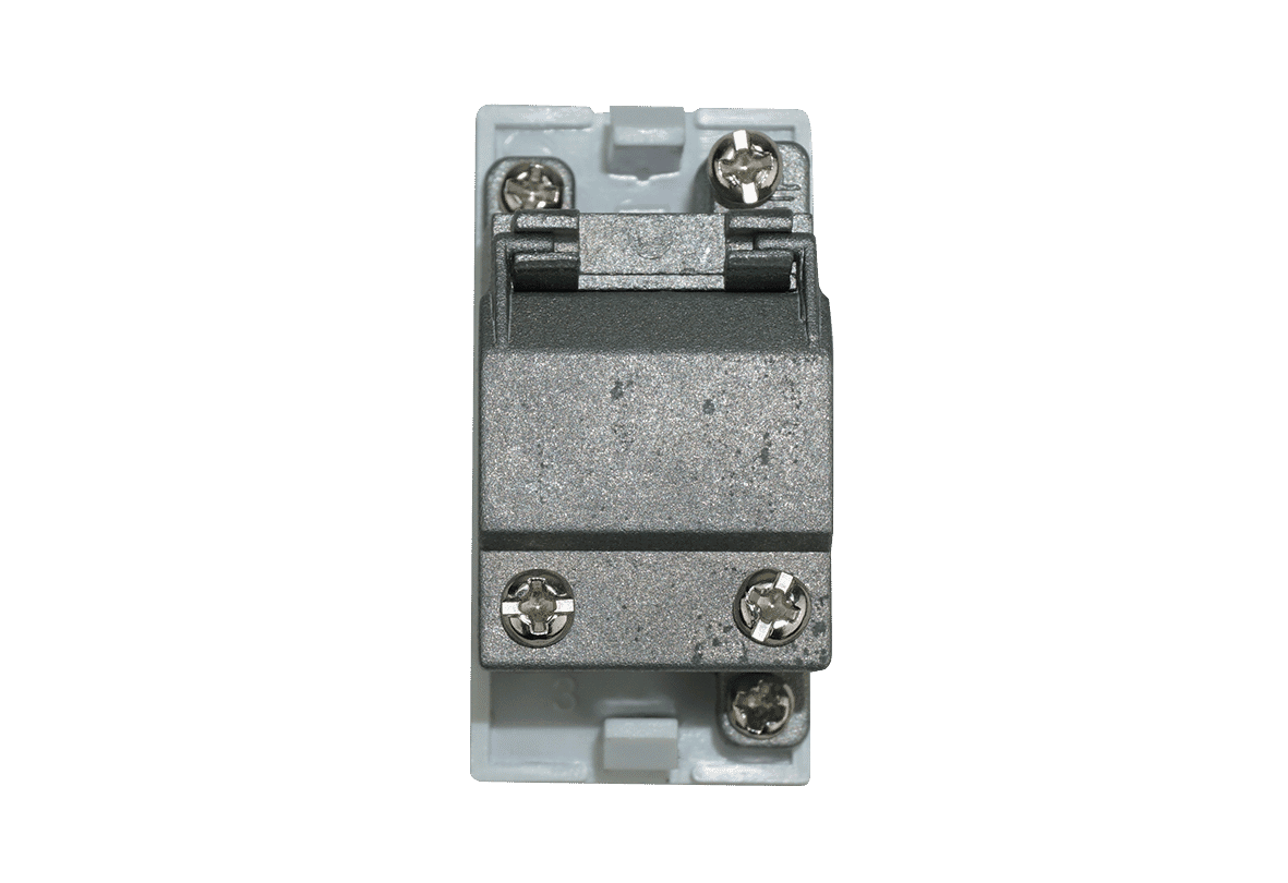 Antiference Wallplate Insert Single IEC TV Aerial Socket Black