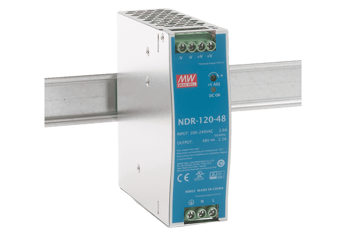 Mean Well 48v 2.5A 120W Din-Rail Power Supply