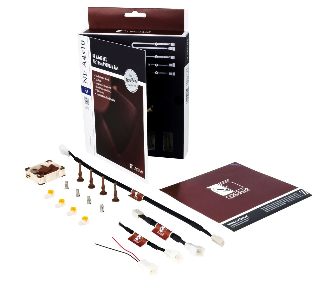 Noctua NF-A4x10 FLX Ultra Low-Noise Device Fan 40x10mm 12V <17.9 dB