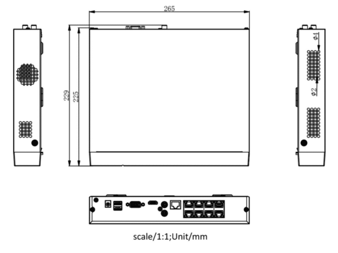 HiLook NVR-108MH-C/8P 8-Channel 8MP Motion 2.0 NVR CCTV Recorder