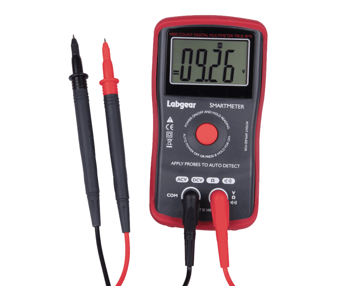 Labgear Compact Auto-ranging Digital Multimeter AC/DC up to 500V ...