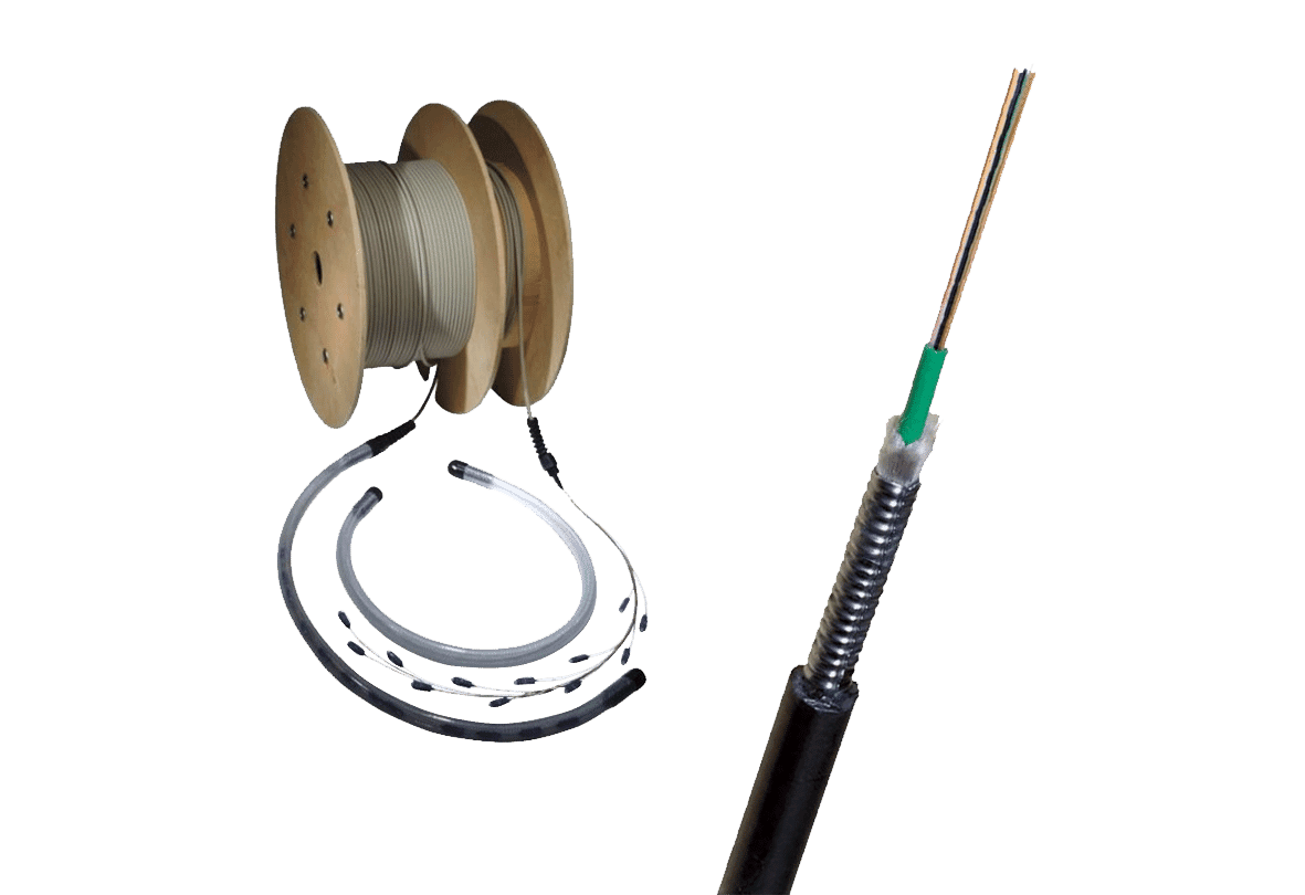 Pre-terminated CST Armoured Fibre Optic Cable