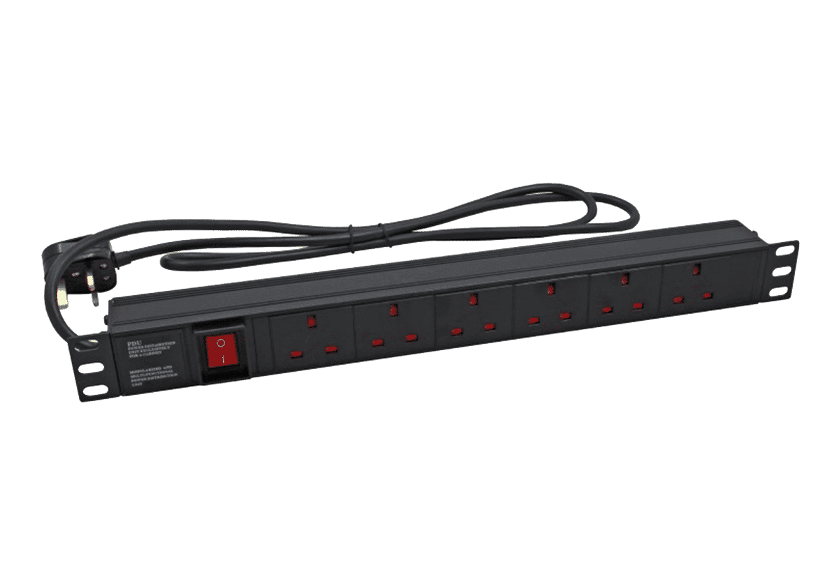 UK Socket / UK Plug Horizontal PDU