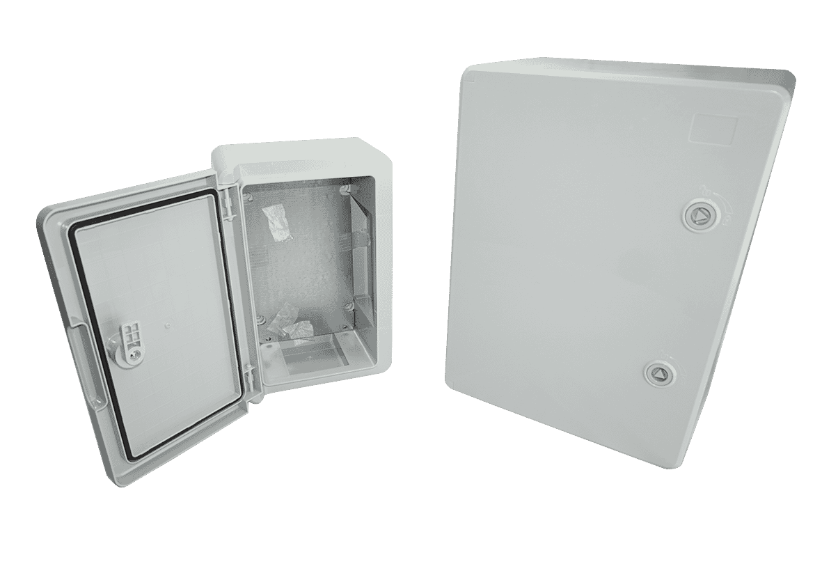 Tough Lockable ABS Outdoor Enclosure IK10 IP65 with Solid Door and
