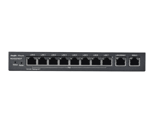 Ruijie RG-EG210G-P Reyee 10-Port Gigabit Cloud Managed PoE Load-Balancing Router