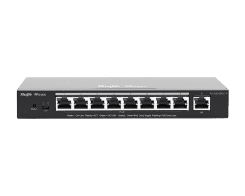 Ruijie RG-ES209GC-P Reyee 9-Port Gigabit Smart Cloud Mananged 120W PoE+ Switch