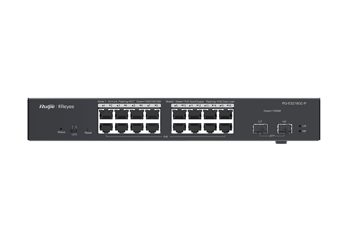Ruijie RG-ES218GC-P Reyee 18-Port Gigabit Smart Cloud Mananged