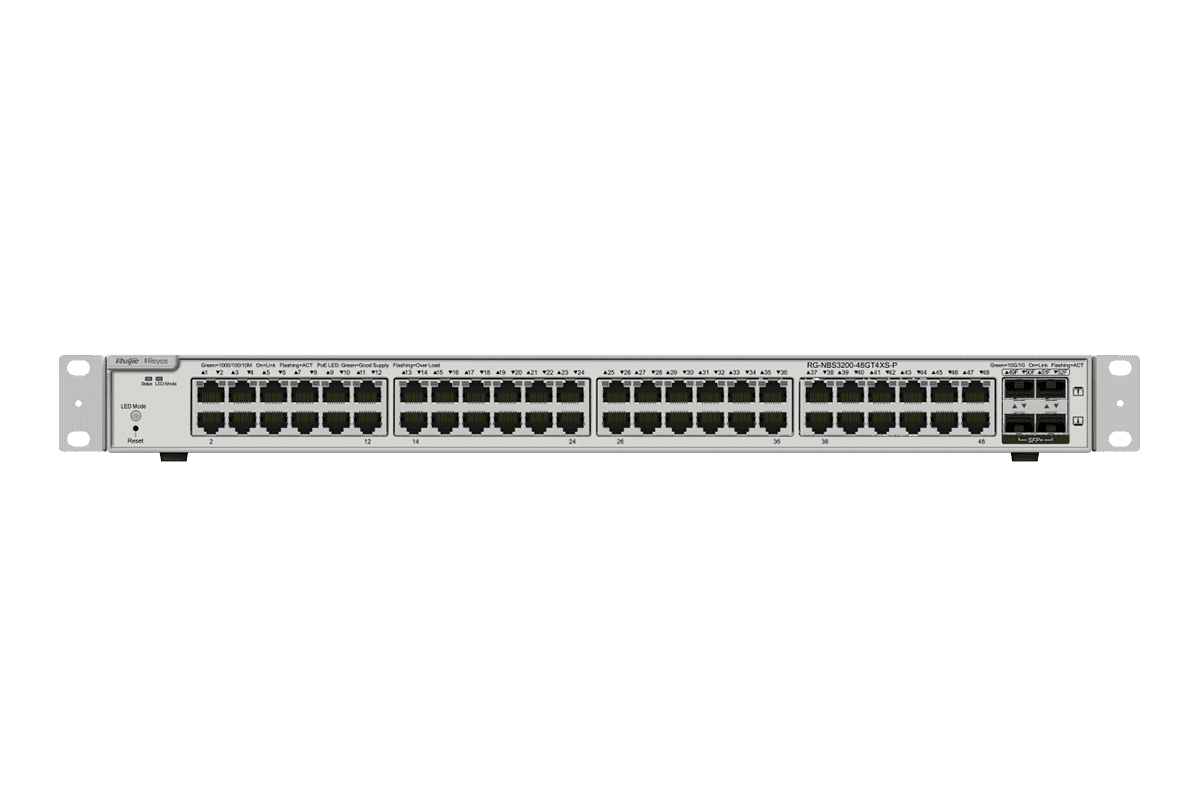 Ruijie RG-NBS3200-48GT4XS-P Enterprise 48-Port Gigabit L2 Managed POE+ Switch