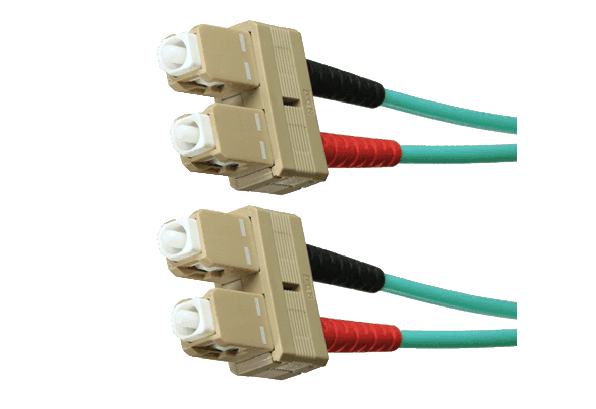 SC-SC LSOH Fibre patch cable multimode 50/125 µm OM4