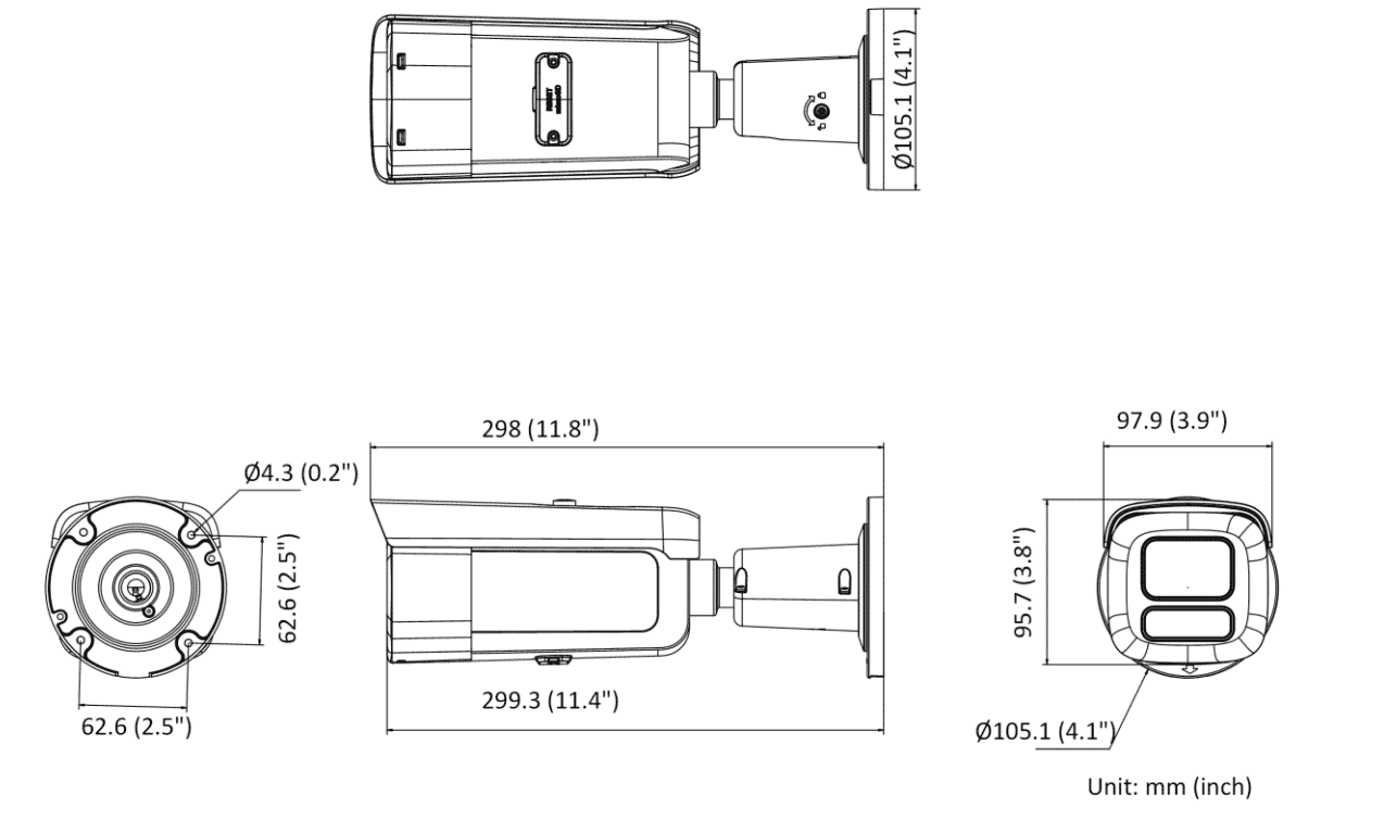 Hikvision DS-2CD2647G2T-LZS 4MP IP Acusense ColorVu Bullet 2.8-12 MFZ
